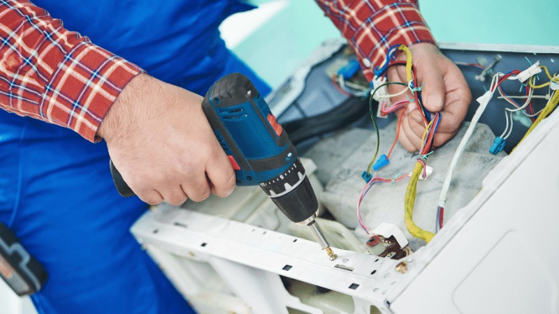 Şehzadeler Samsung Samsung çamaşır makinesi kart tamiri – Su almama arızası orijinal parça ile giderildi. - Teknik servis örneği